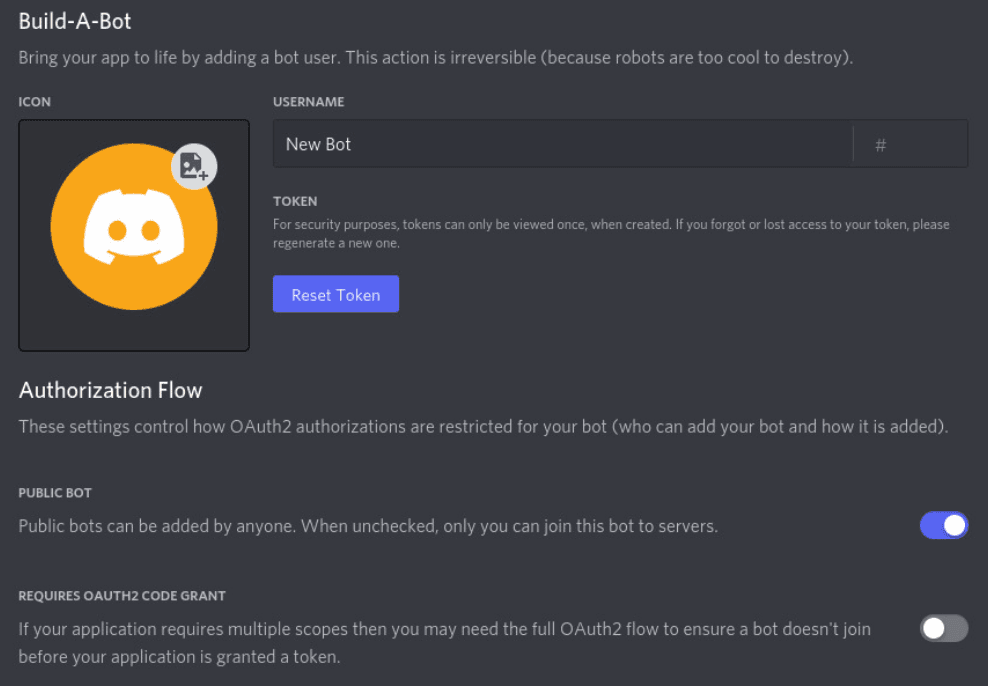 Discord Raffle Bot Interface