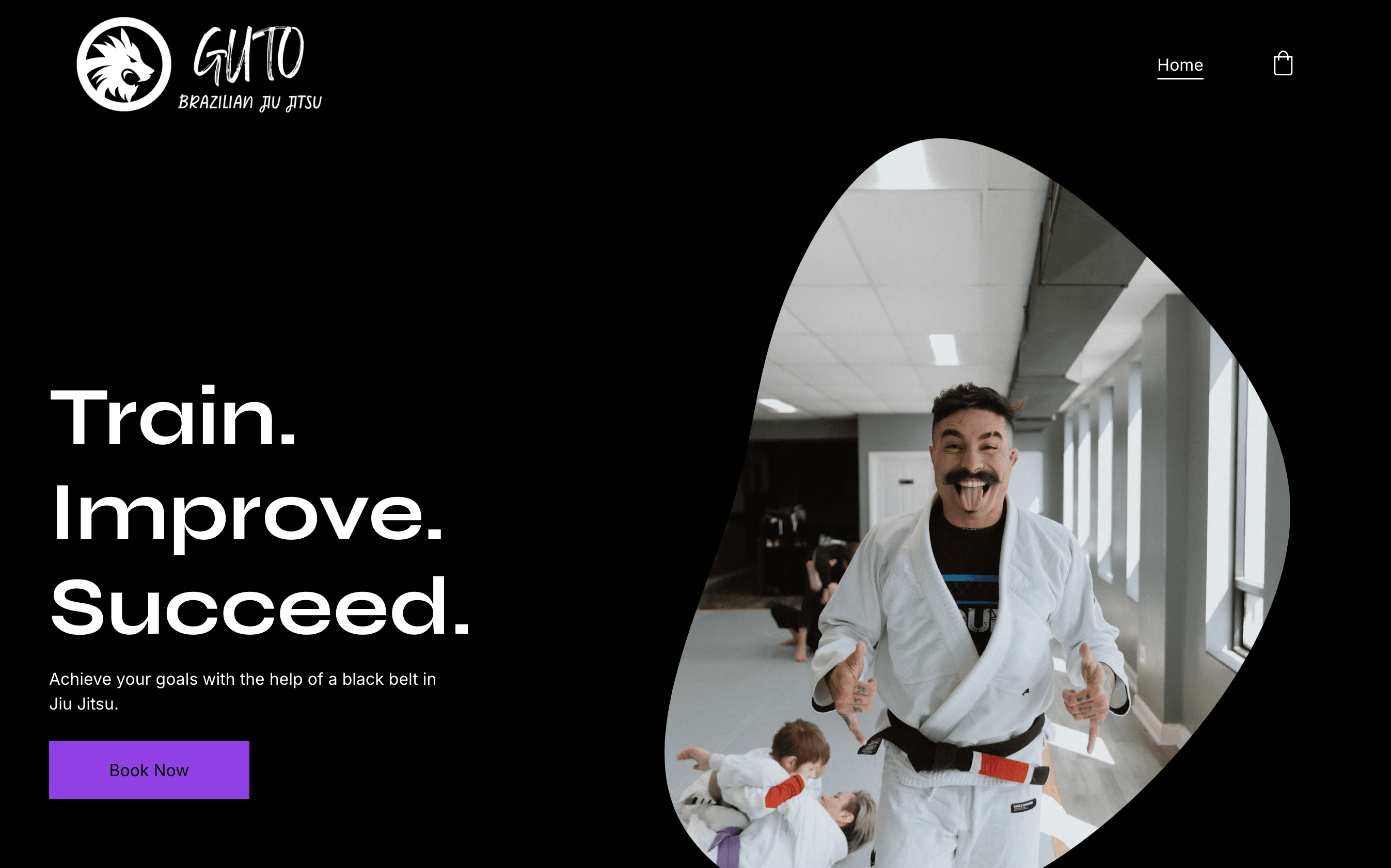 Guto BJJ Website Interface